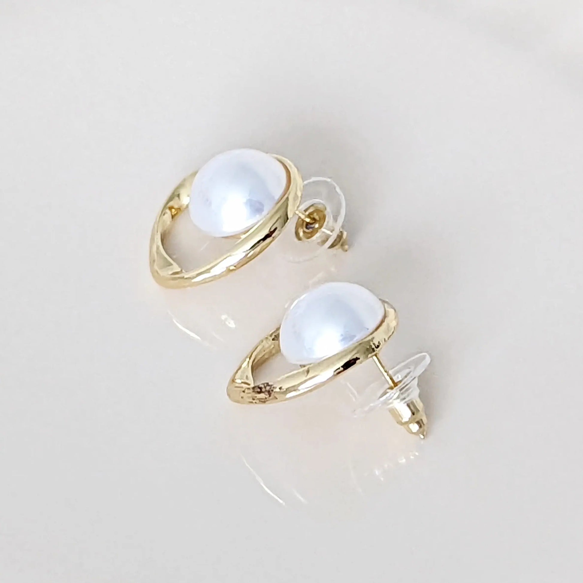 Modern Pearl Earrings | PS 374
