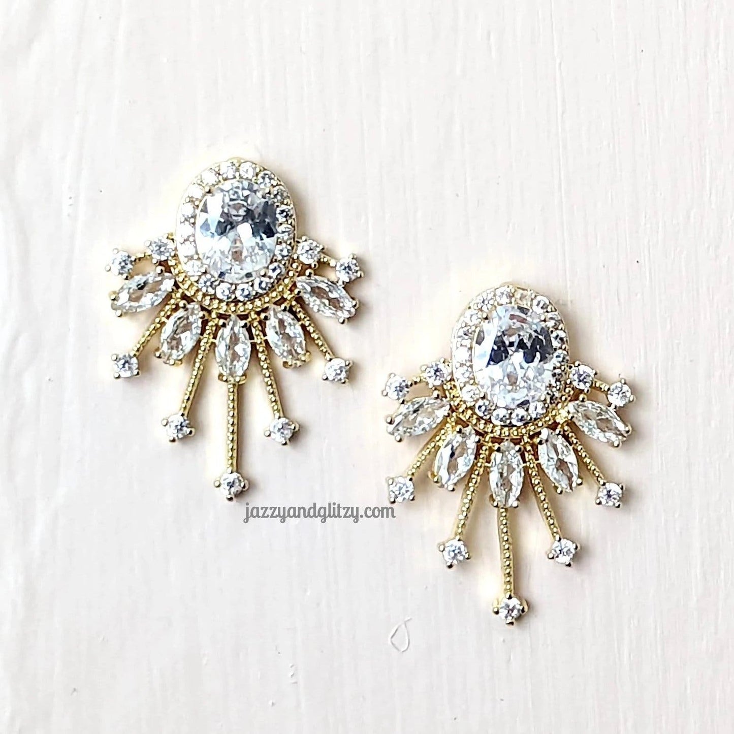 Modern Gold Earrings