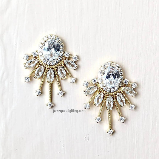 Modern Gold Earrings