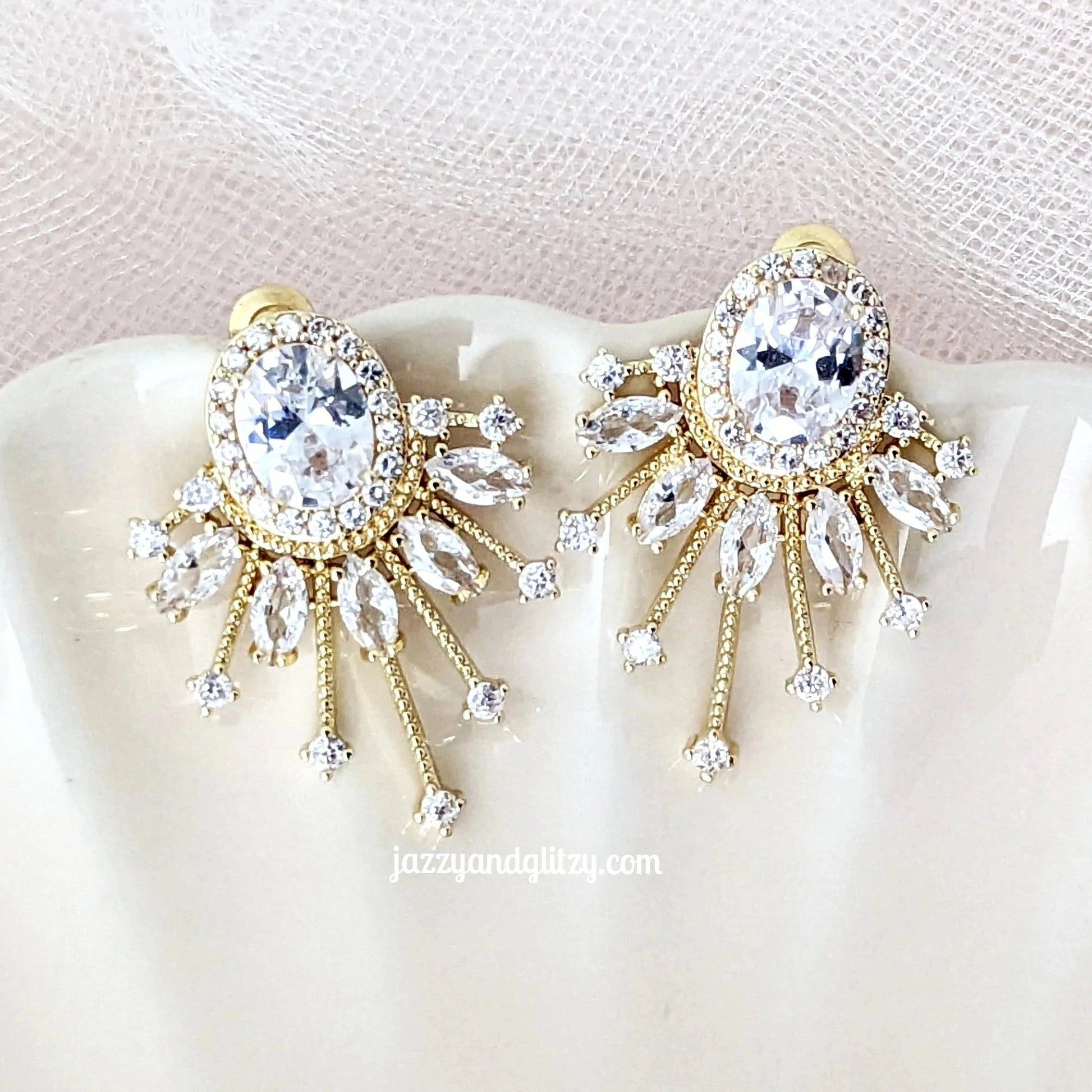 Modern Gold Earrings
