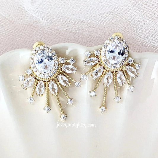 Modern Gold Earrings
