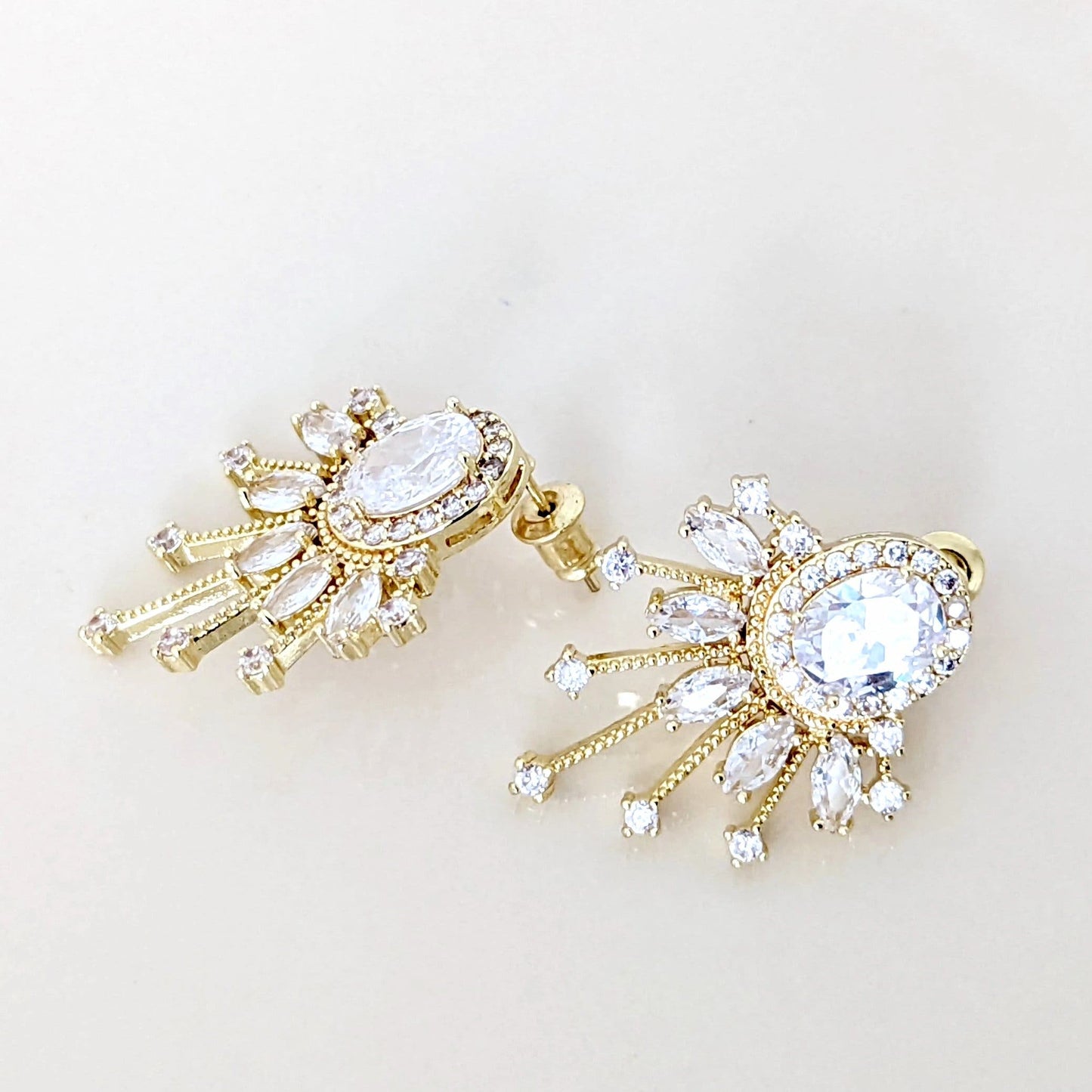 Modern Gold Earrings