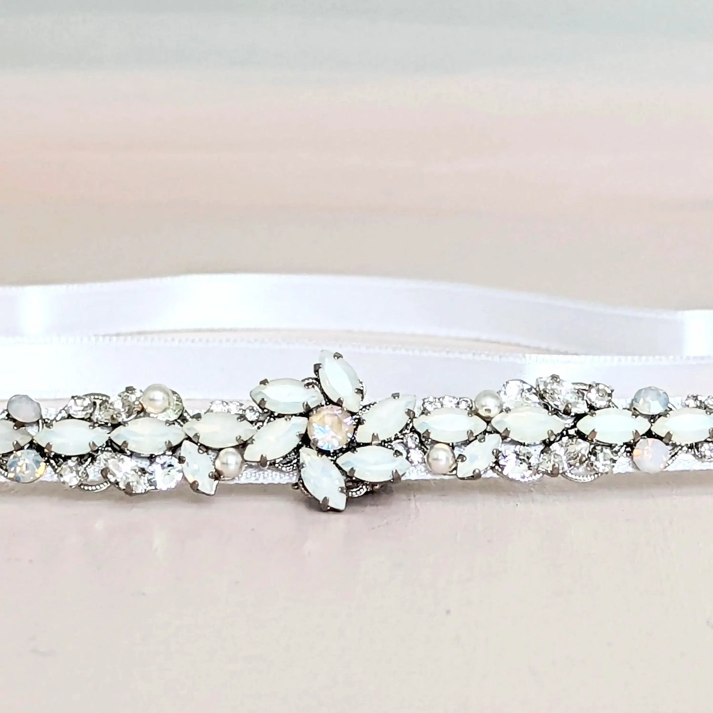 Bridal Sash Belt Swarovski - JazzyAndGlitzy