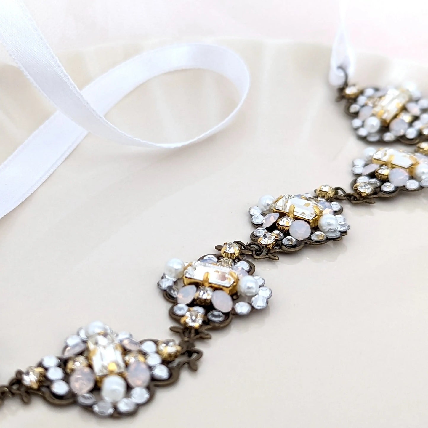 Bridal Halo Headpiece - JazzyAndGlitzy
