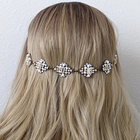 Bridal Halo Headpiece - JazzyAndGlitzy