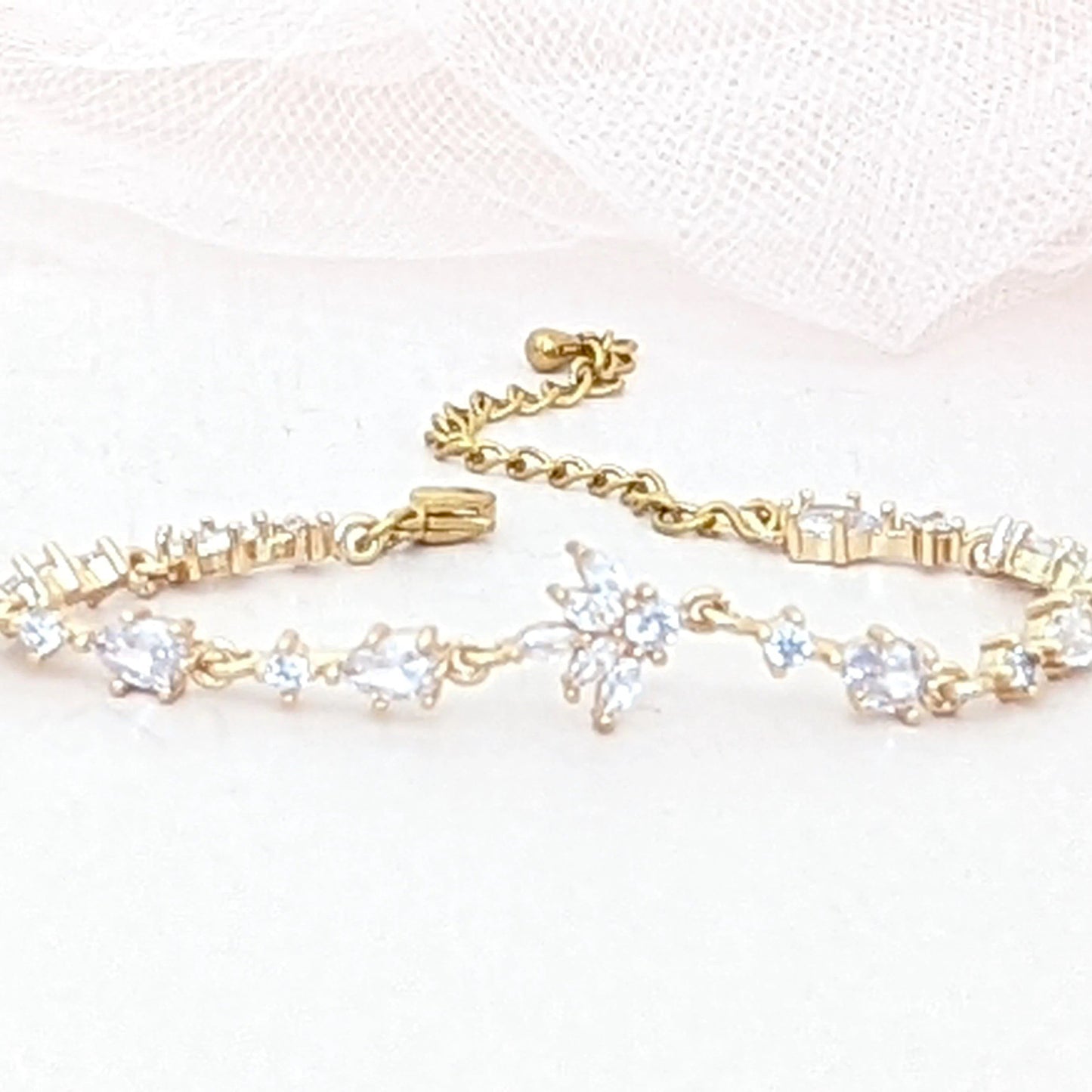Cubic Zirconia Tennis Bracelet - Bracelet