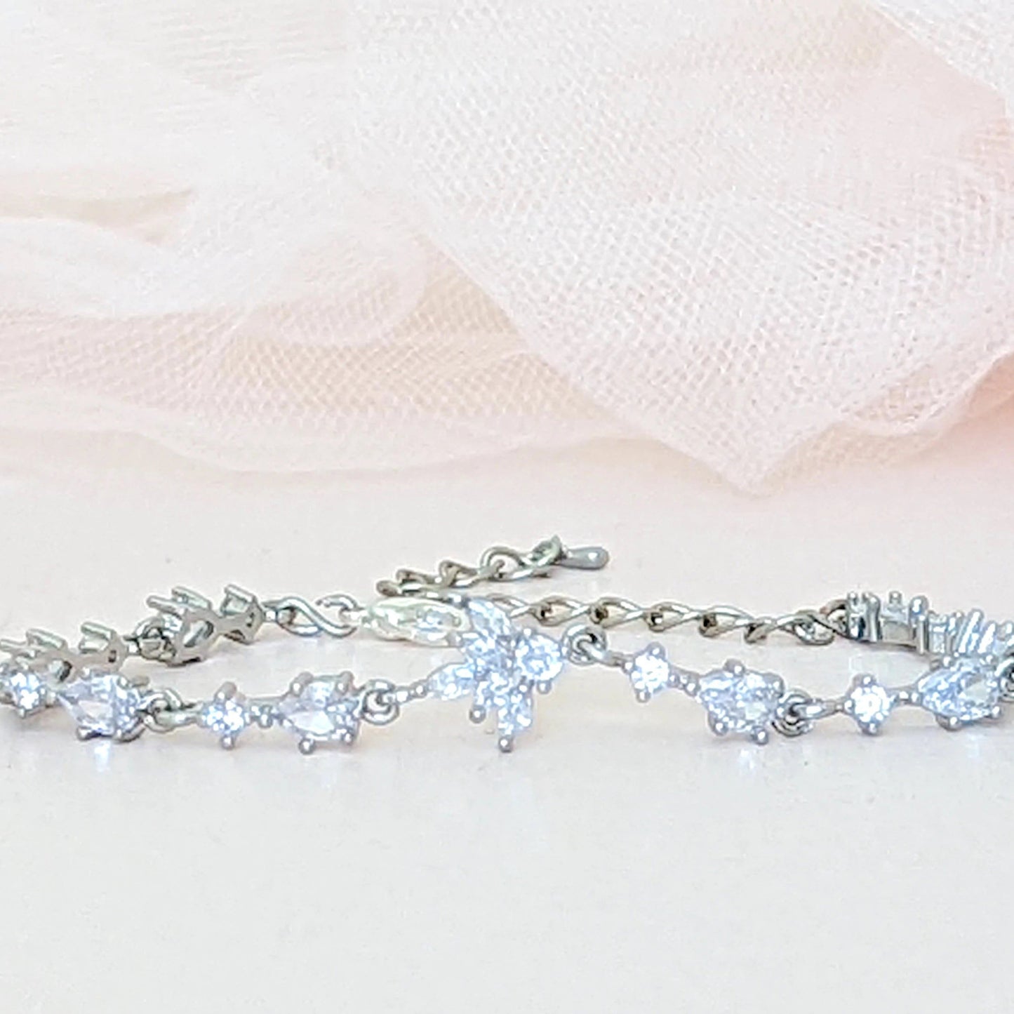 Cubic Zirconia Tennis Bracelet - Bracelet