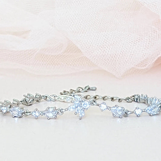 Cubic Zirconia Tennis Bracelet - Bracelet