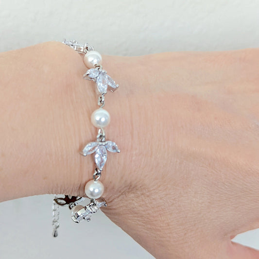 Marquise Tennis Bracelet - JazzyAndGlitzy