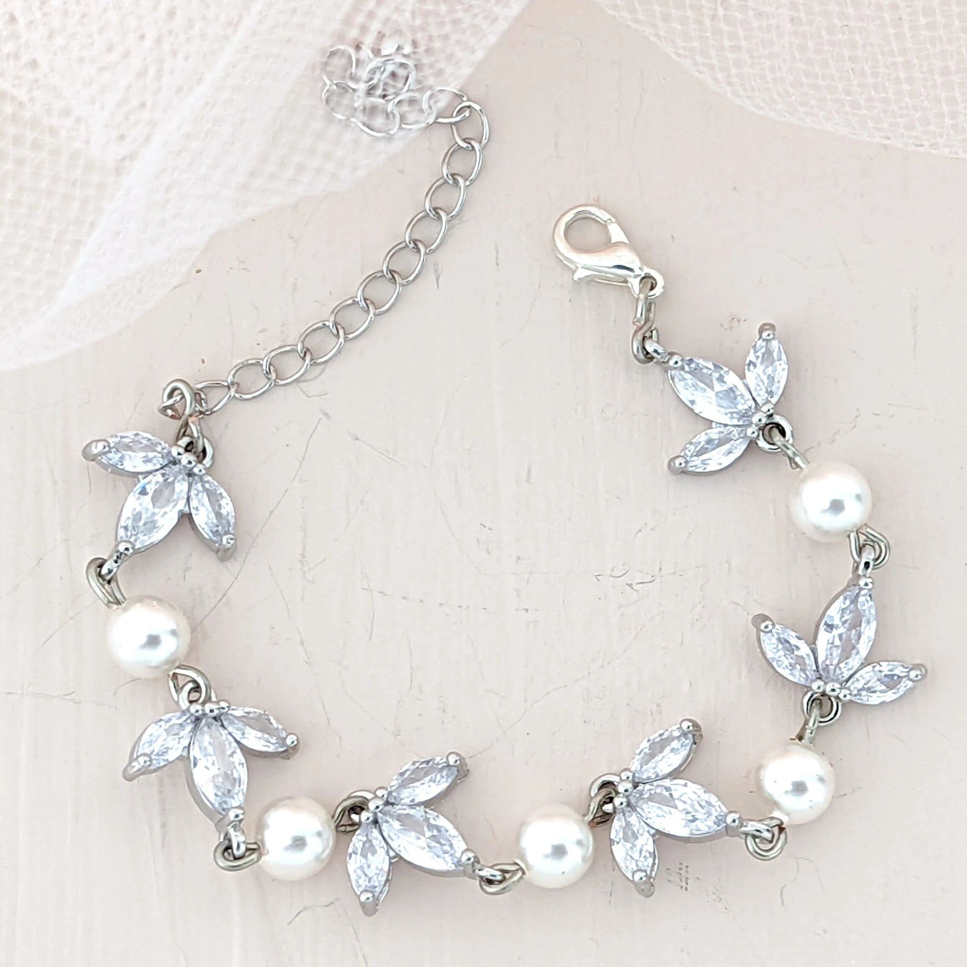 Marquise Tennis Bracelet - JazzyAndGlitzy