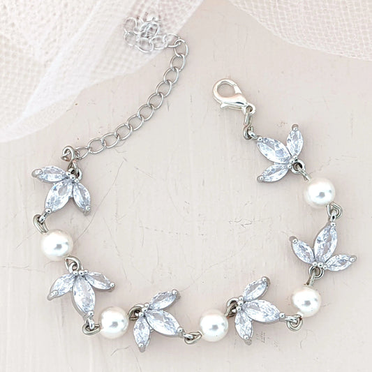 Marquise Tennis Bracelet - JazzyAndGlitzy