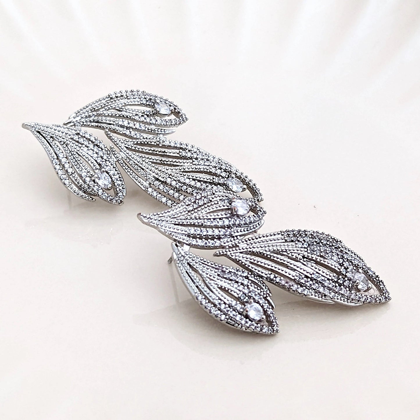 3 Leaf Earrings