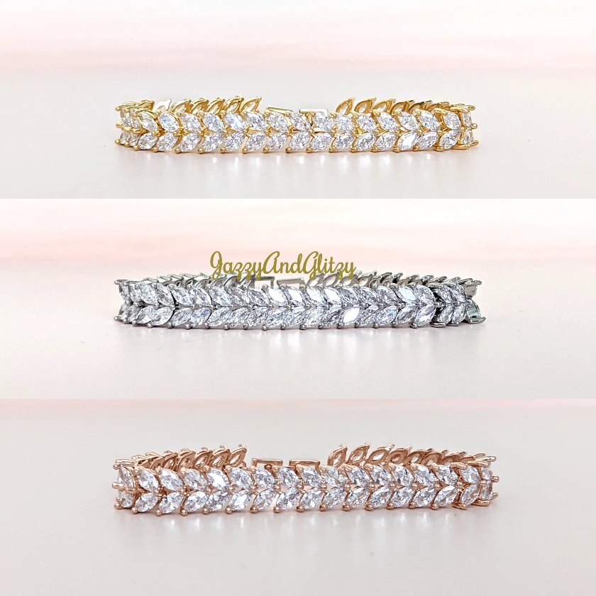 gold bridal bracelet