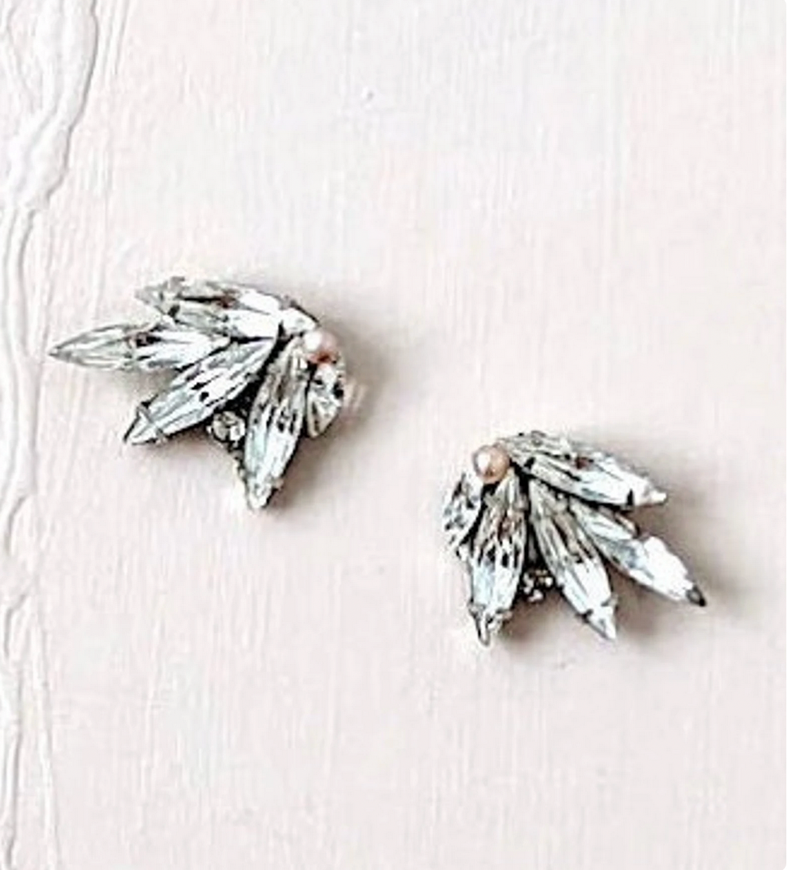 Fan Shaped Cluster Studs - JazzyAndGlitzy
