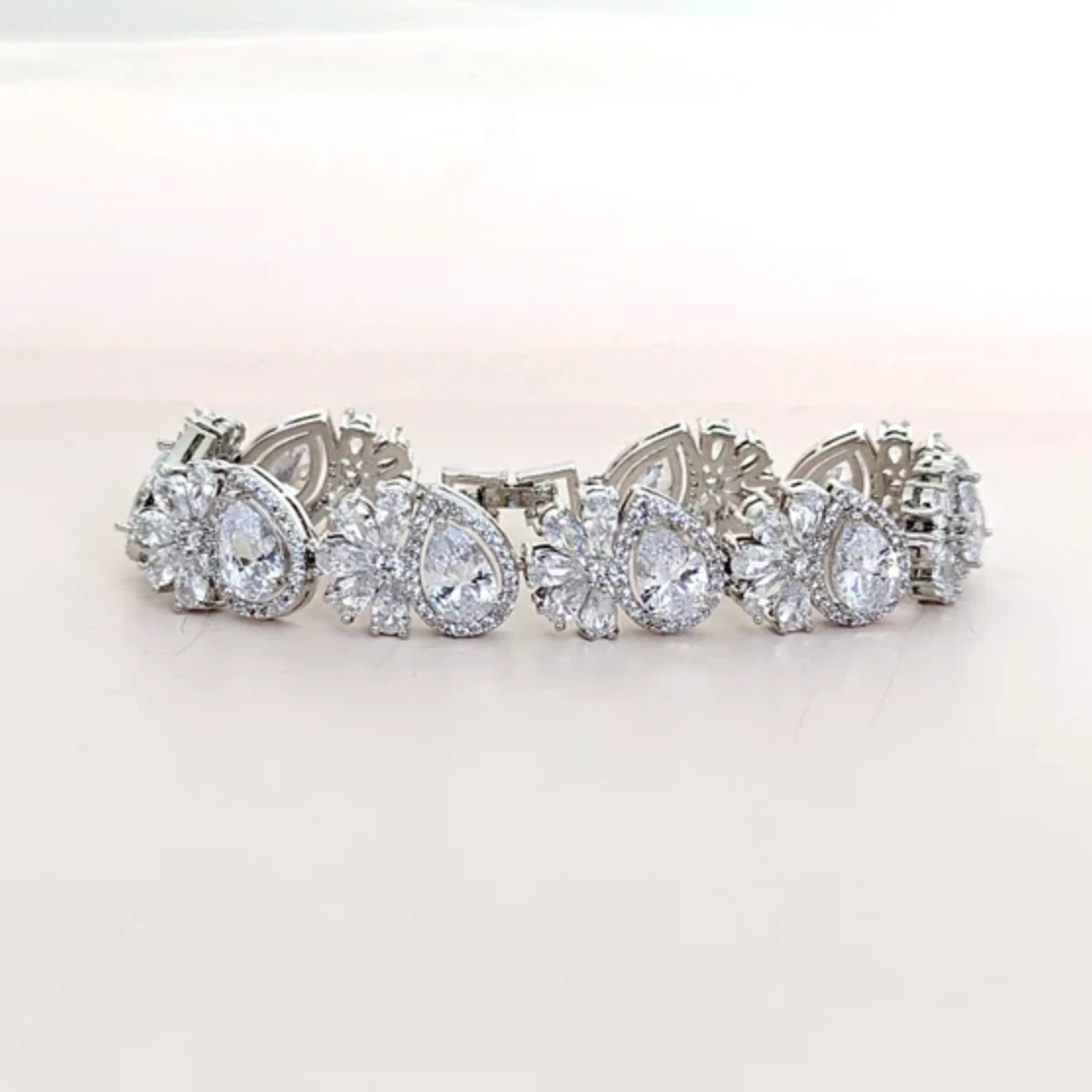 Cubic Zirconia Statement Bracelet