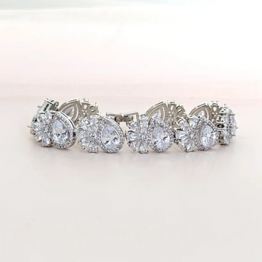 Cubic Zirconia Statement Bracelet