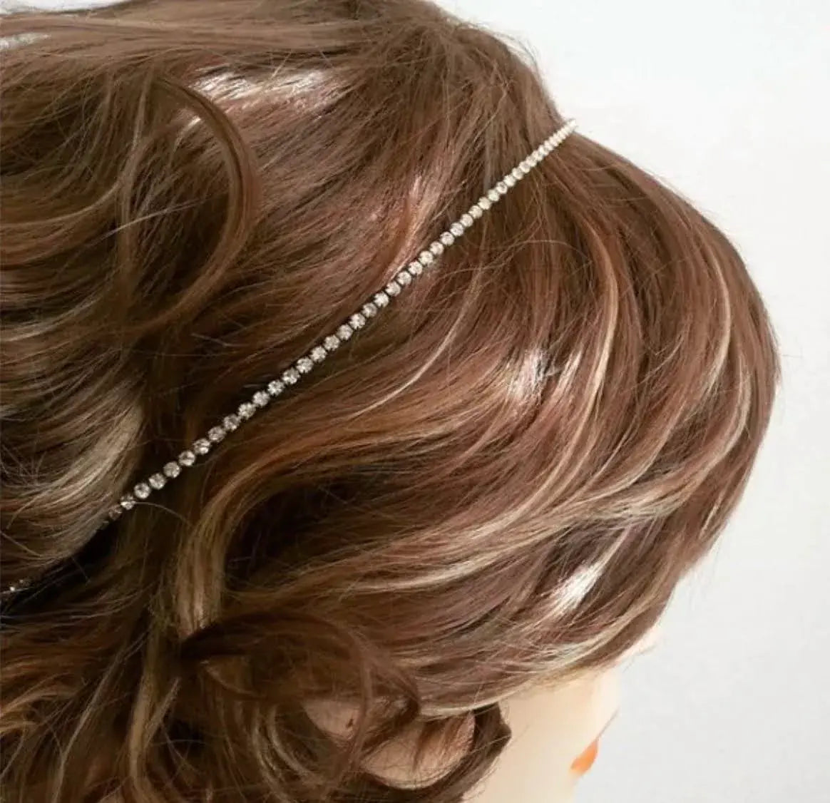 Thin Bridal Headband - JazzyAndGlitzy
