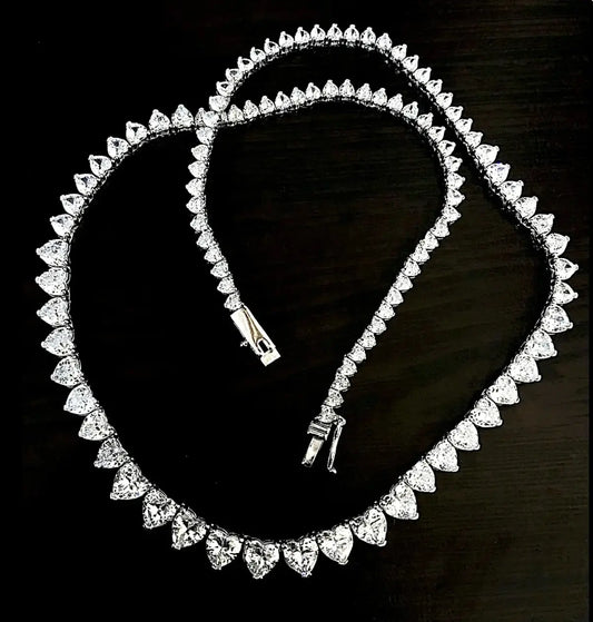 Sterling Silver Cubic Zirconia Necklace