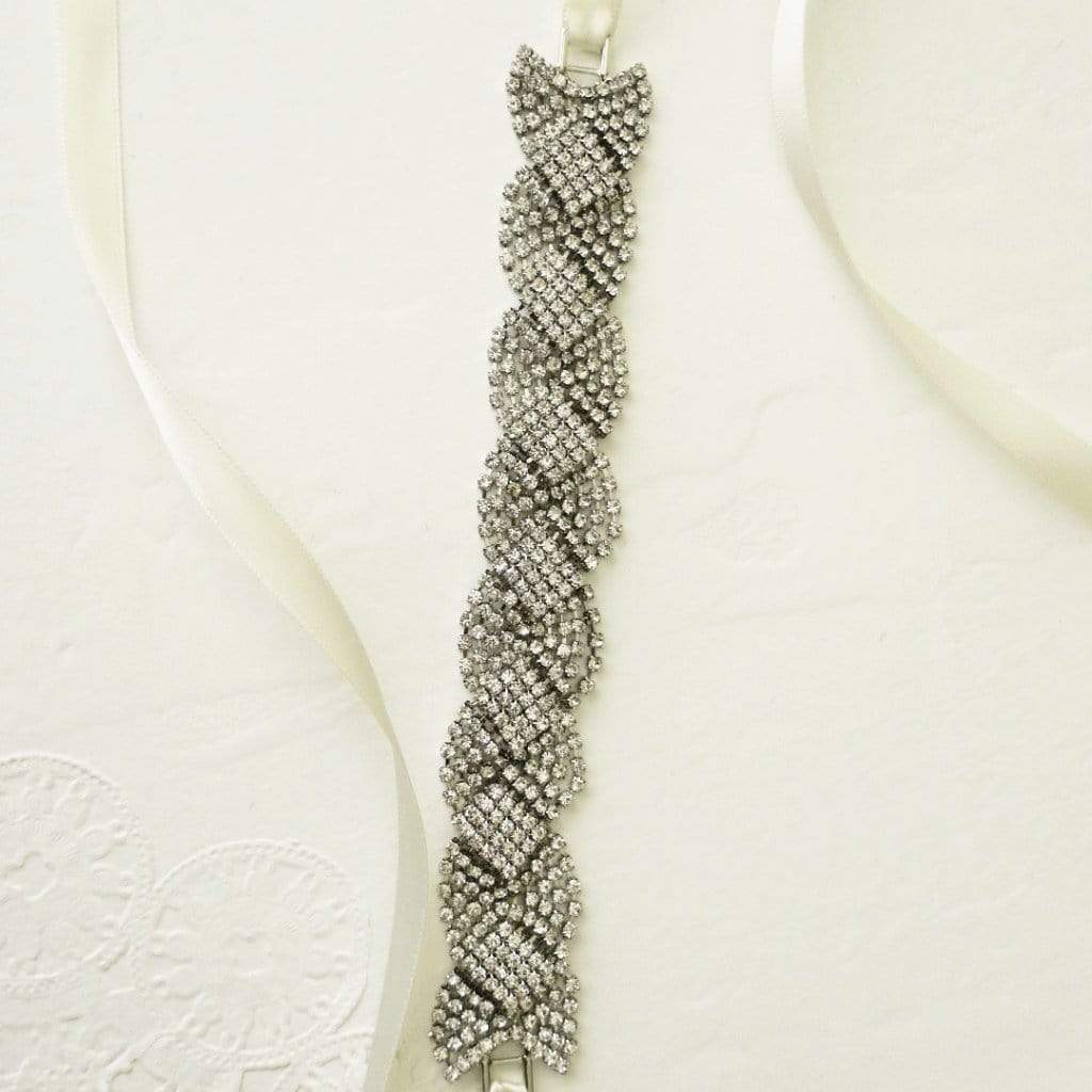 Art Deco Wedding Dress Belt Liza