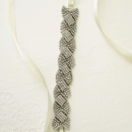 Art Deco Wedding Dress Belt Liza