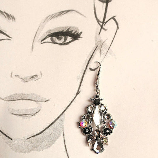 Black Swan Earrings - JazzyAndGlitzy