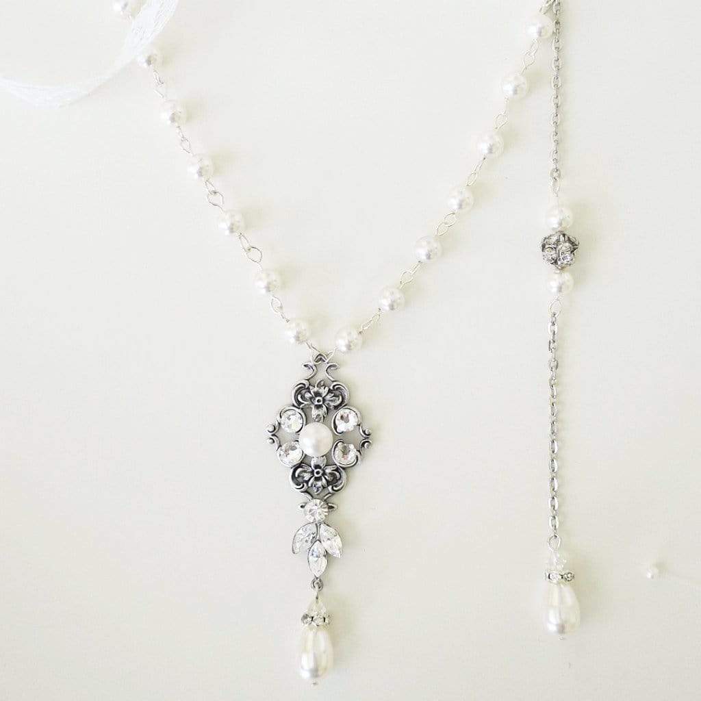 Vintage Style Bridal Necklace - JazzyAndGlitzy