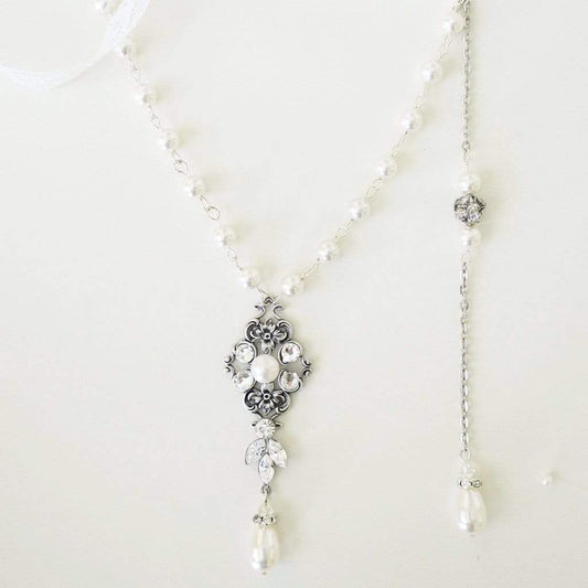 Vintage Style Bridal Necklace - JazzyAndGlitzy