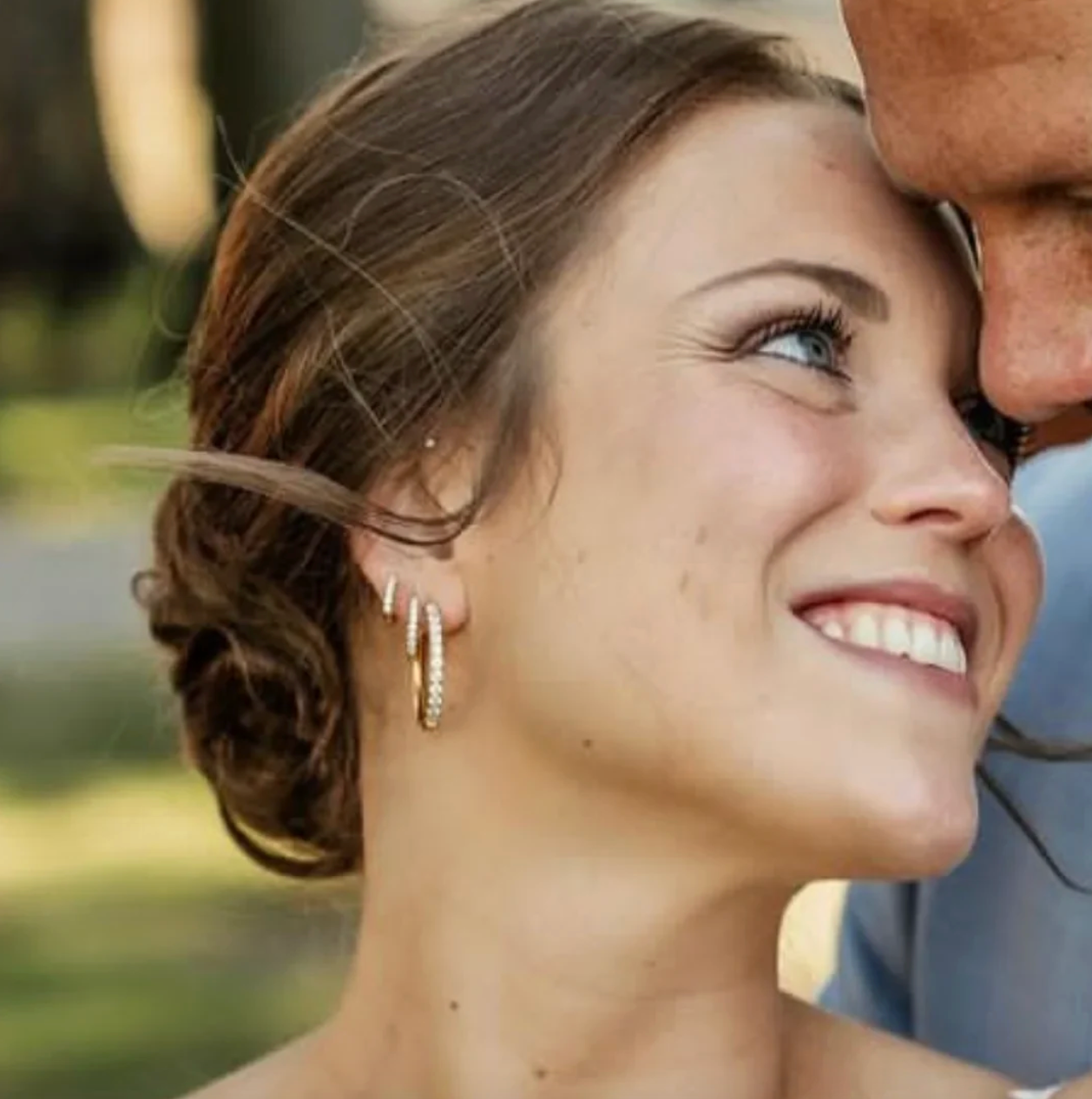 Modern Bridal Earrings