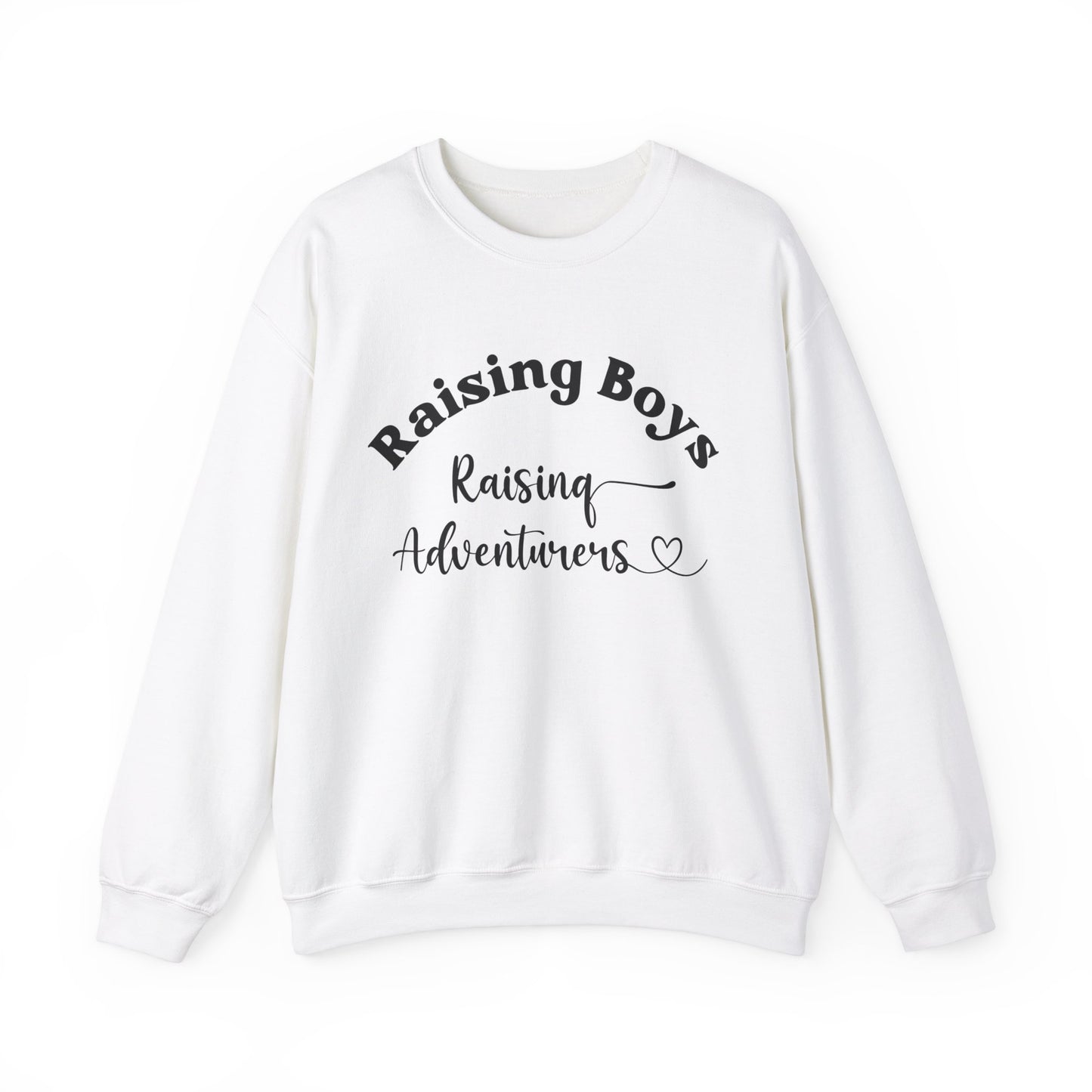 Raising Boys Mom Sweatshirt Adventurers Crewneck