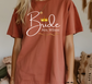 personalized bride tee shirt