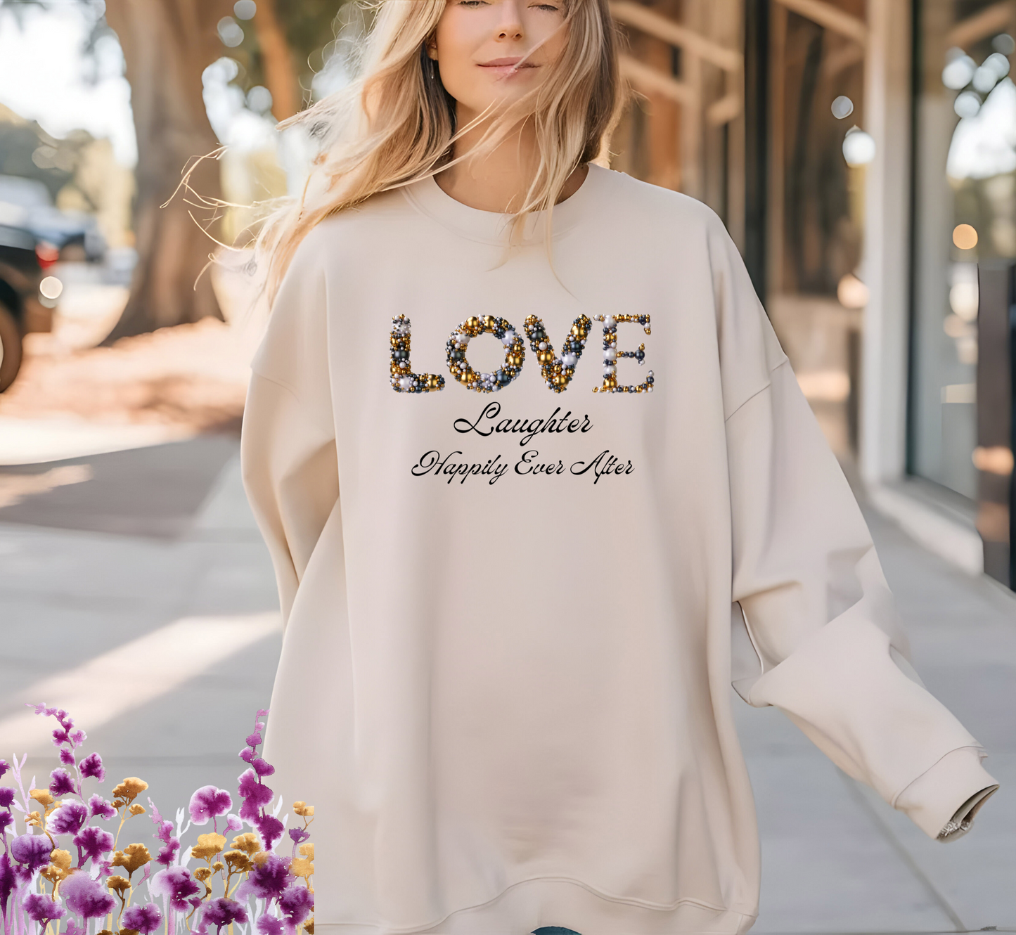 Custom Happily After After Bride Sweatshirt