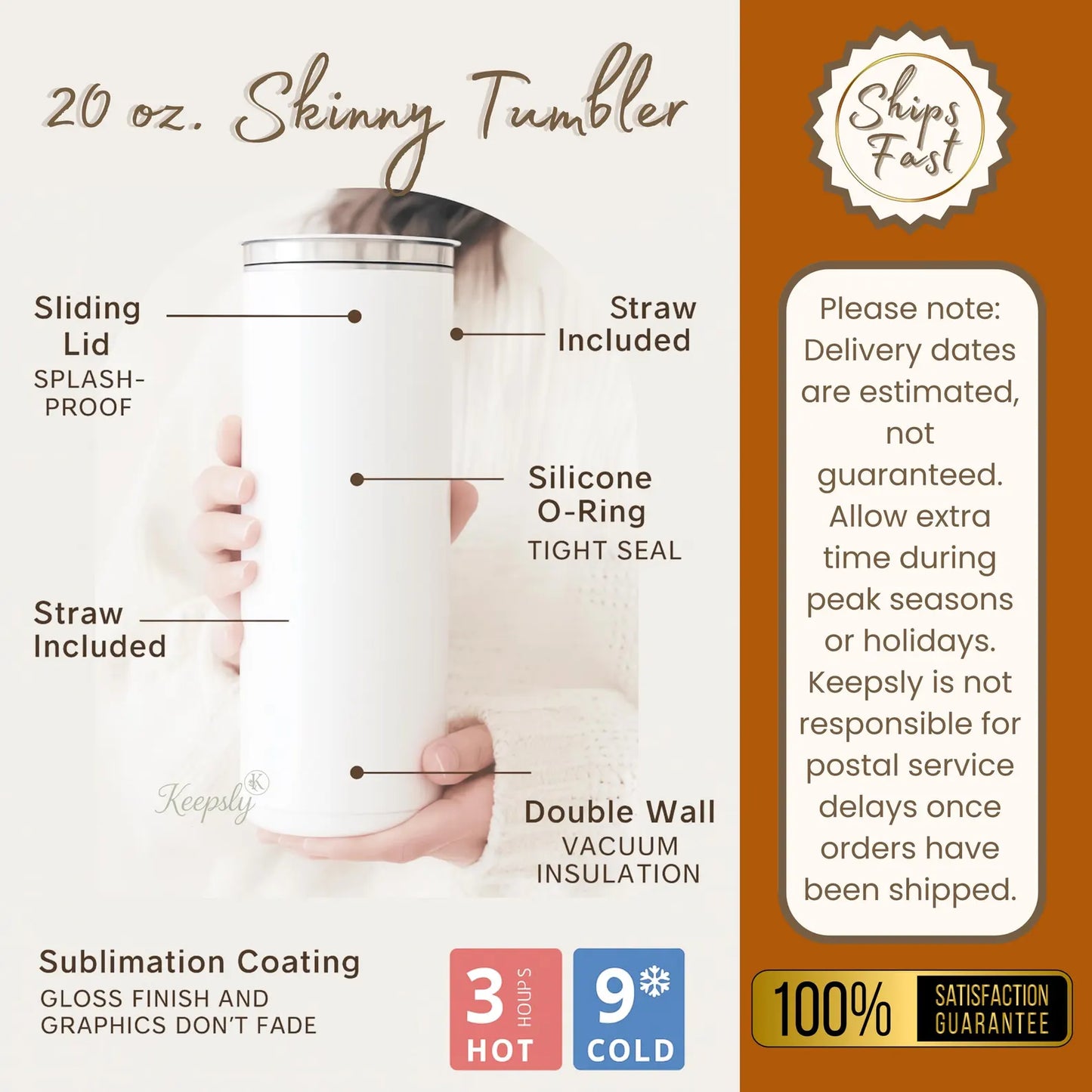 Photo Personalized Tumbler Grandma Gift