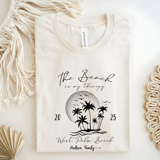 Custom Location Beach Bach Shirt