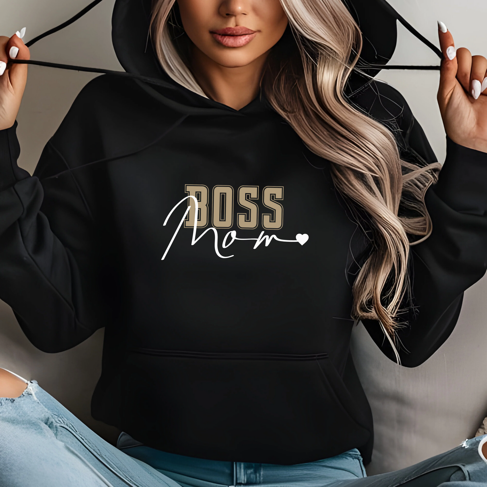 wife mom boss sweatshirt