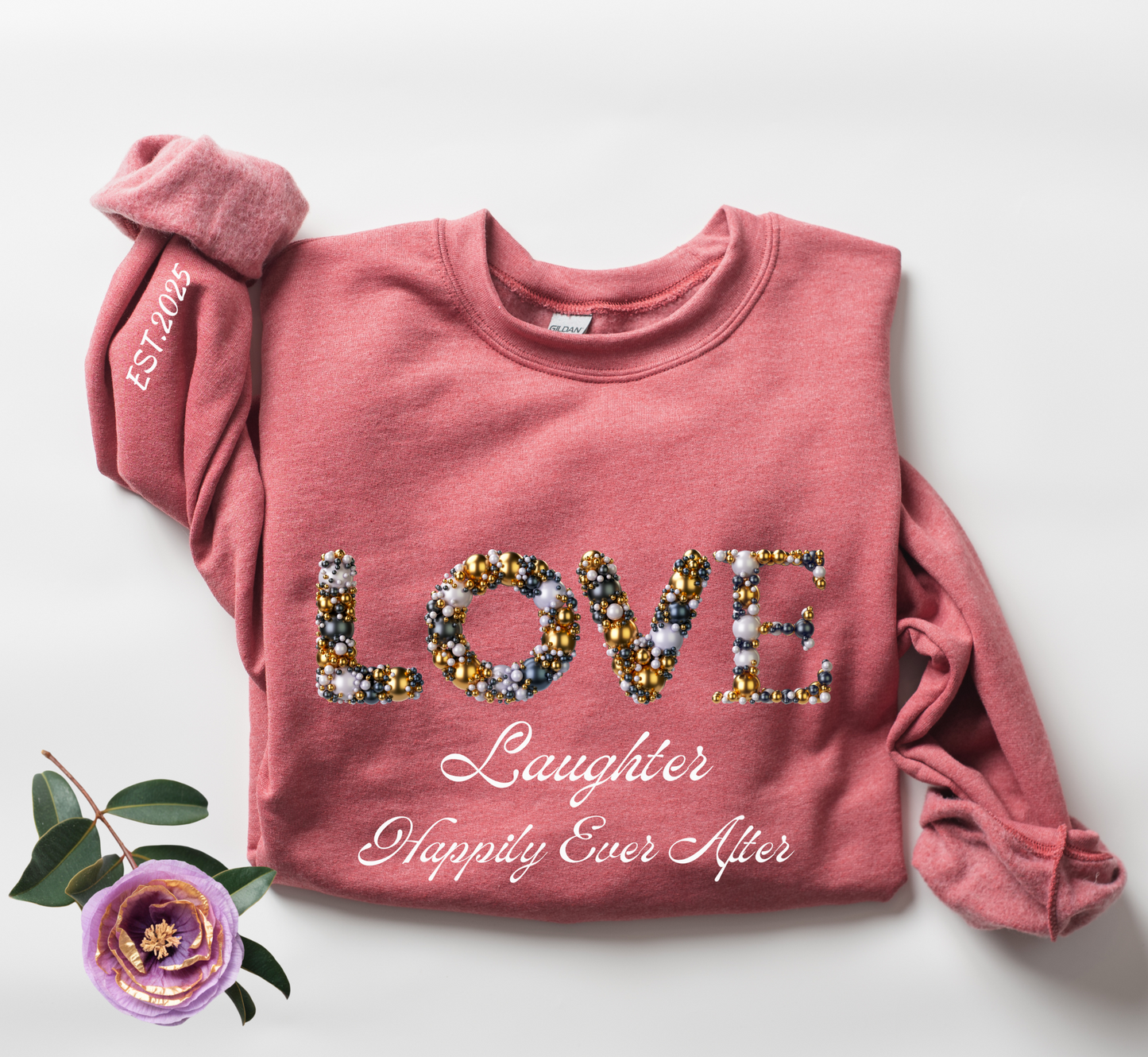 Custom Happily After After Bride Sweatshirt