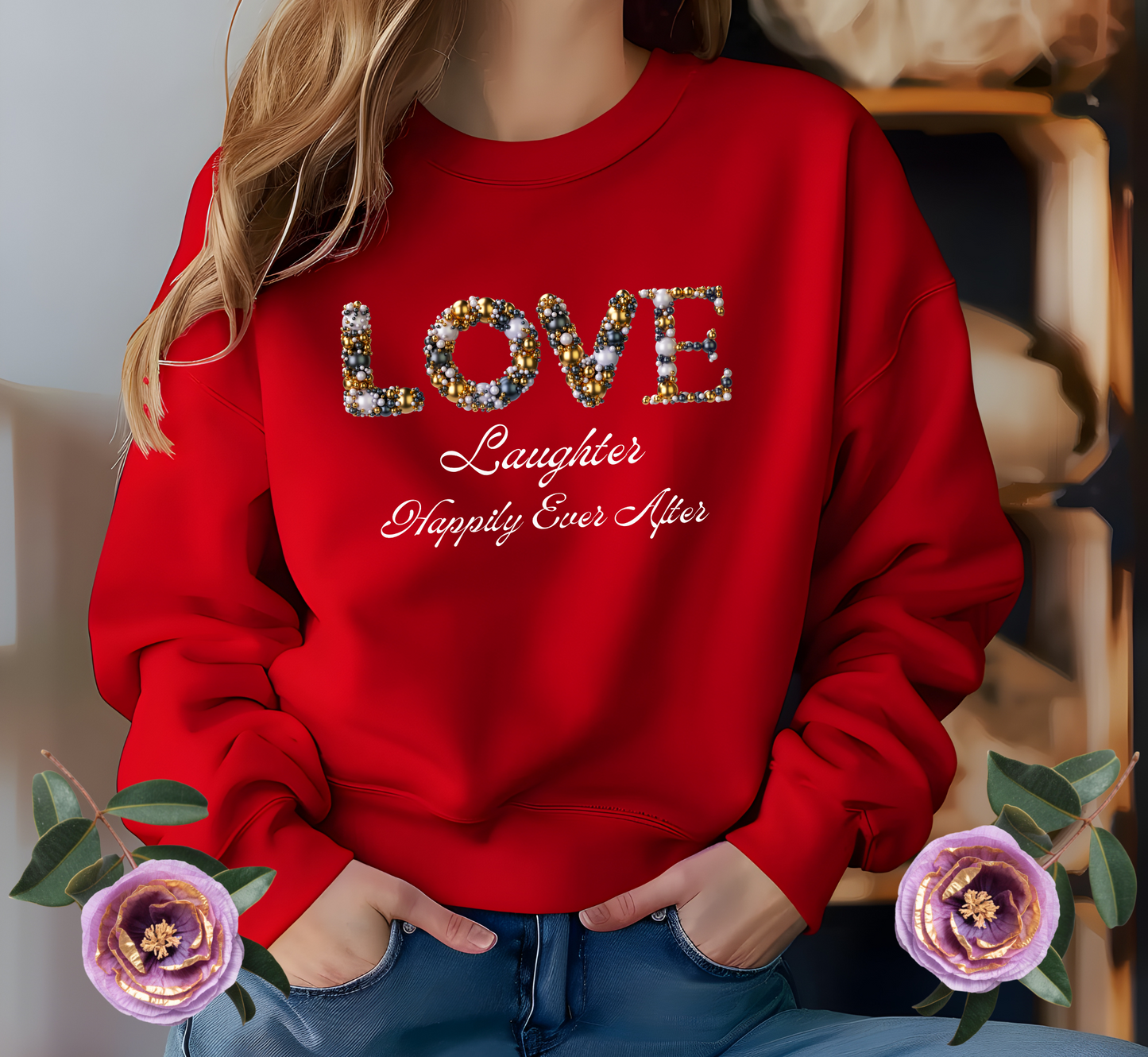 Custom Happily After After Bride Sweatshirt