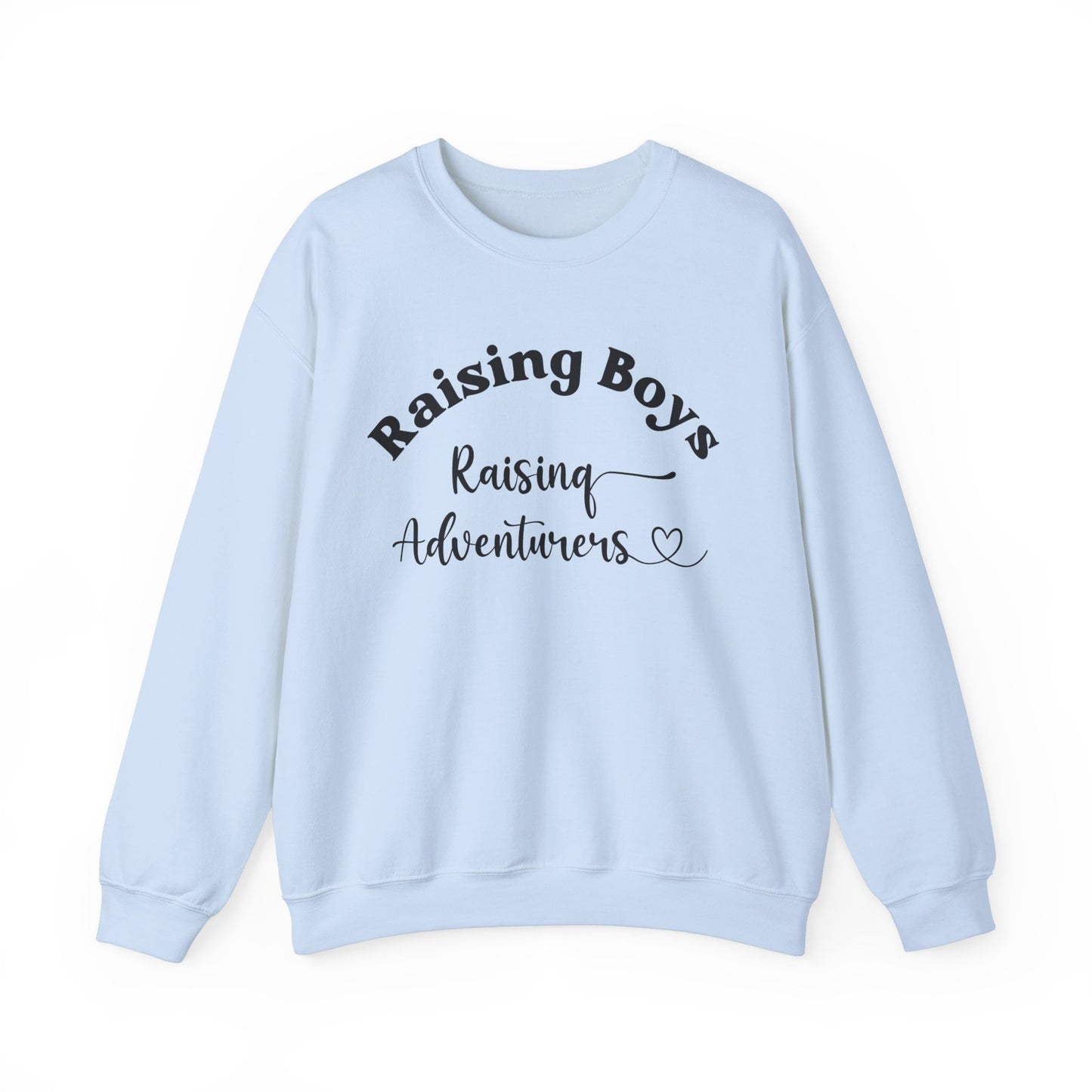 Raising Boys Mom Sweatshirt Adventurers Crewneck