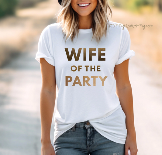 bridal party shirt 