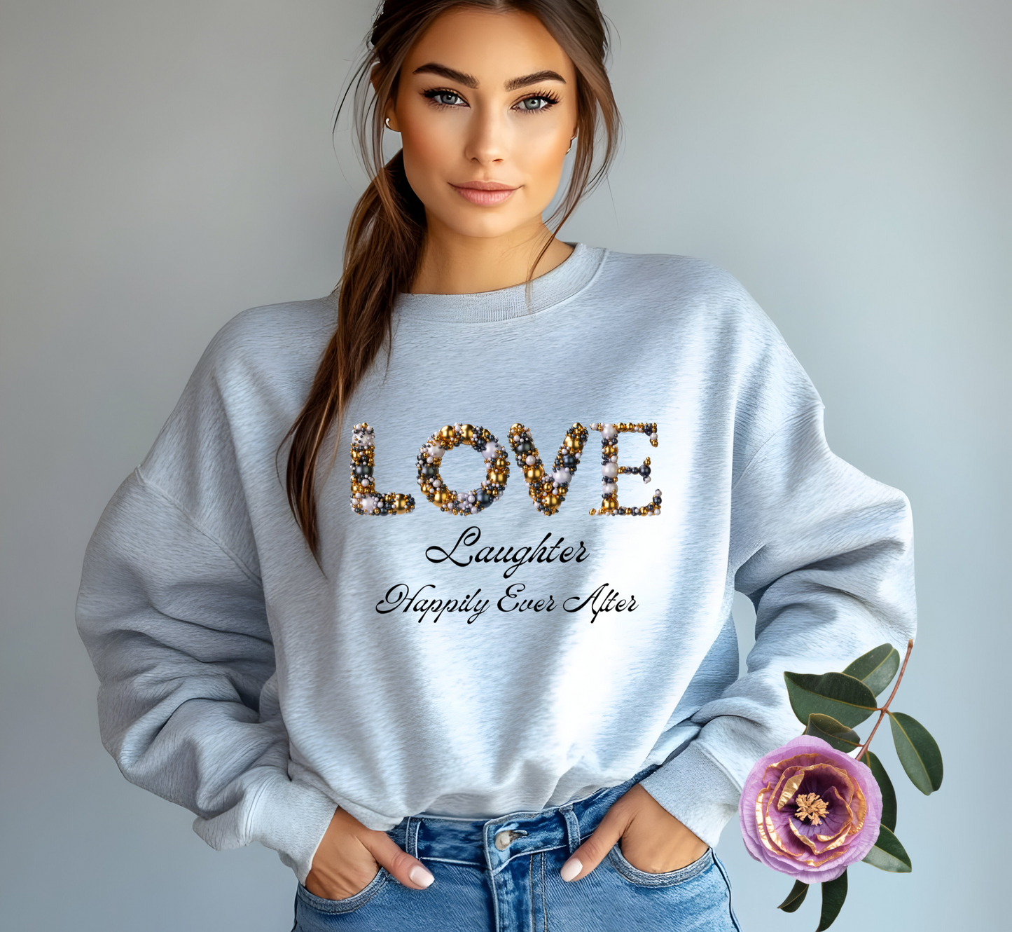 Custom Happily After After Bride Sweatshirt