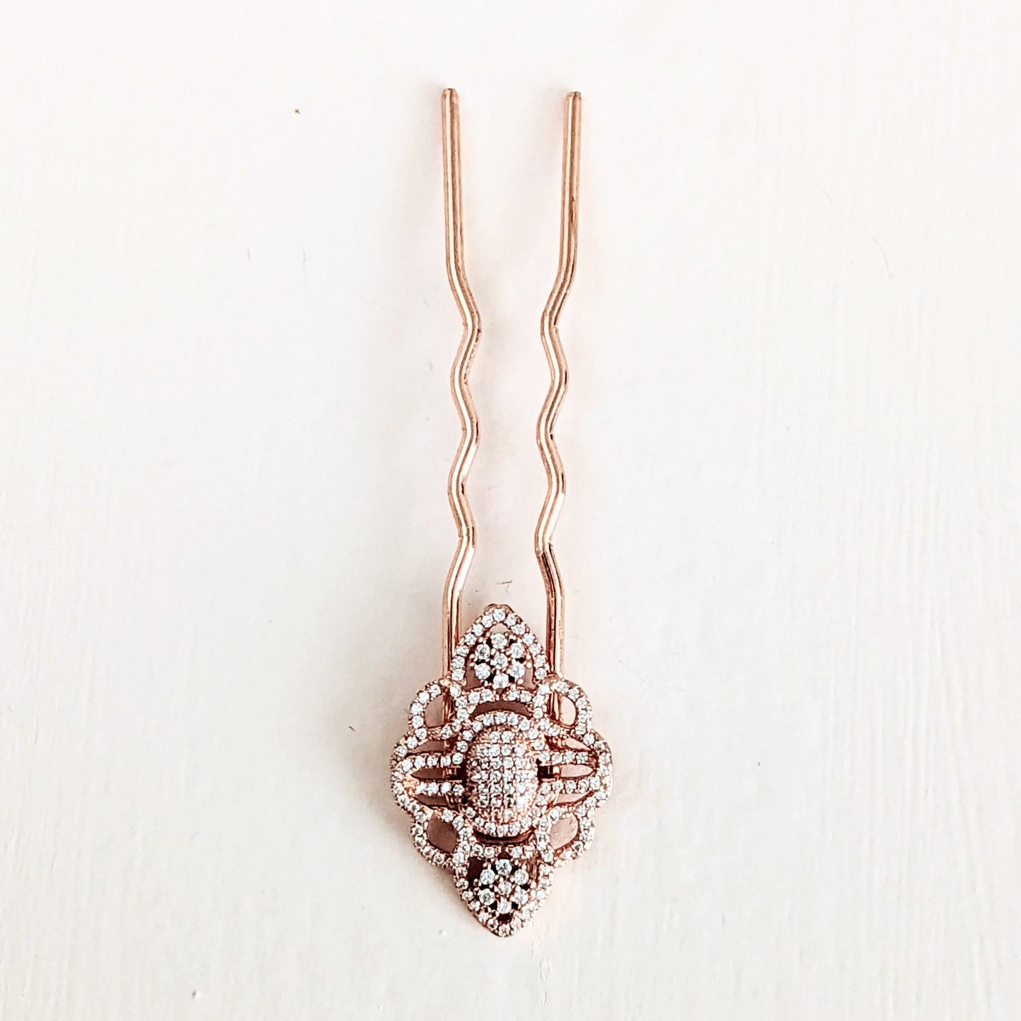 Bridal Hair Pins Crystal in Art Deco Style - Hair Accessories