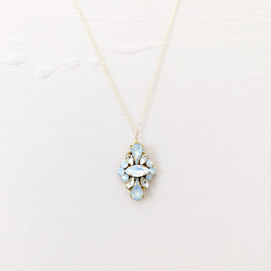 Opal Crystal Necklace - JazzyAndGlitzy