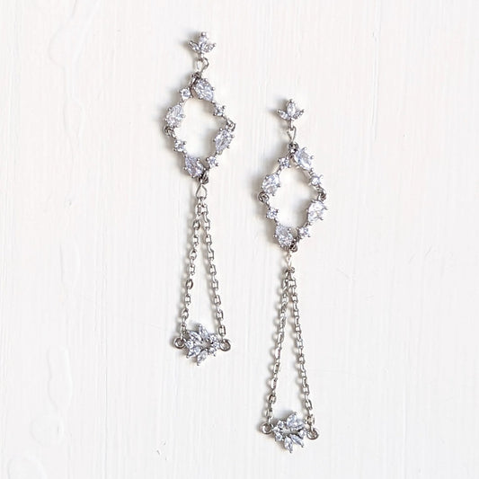 Long Crystal Chandelier Earrings | 377964