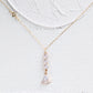 Dainty Diamond Art Deco Gold Fill Necklace