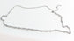 thin rhinestone bridal belt