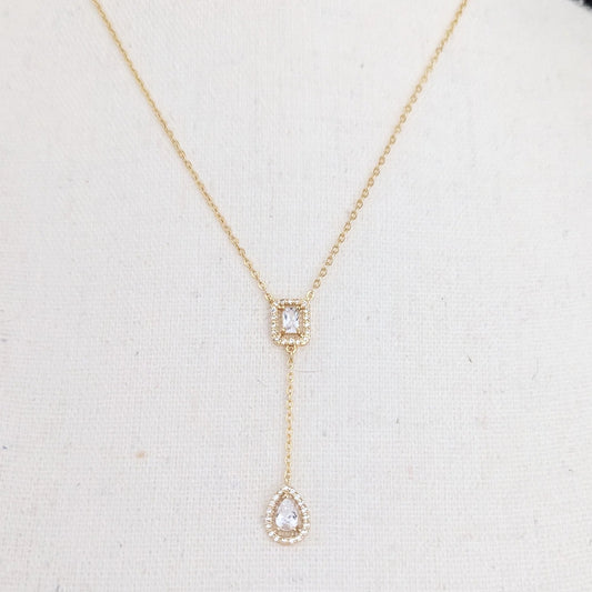 Y Necklace Gold