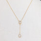 Y Necklace Gold