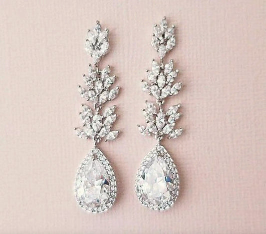 clip on earrings for bride