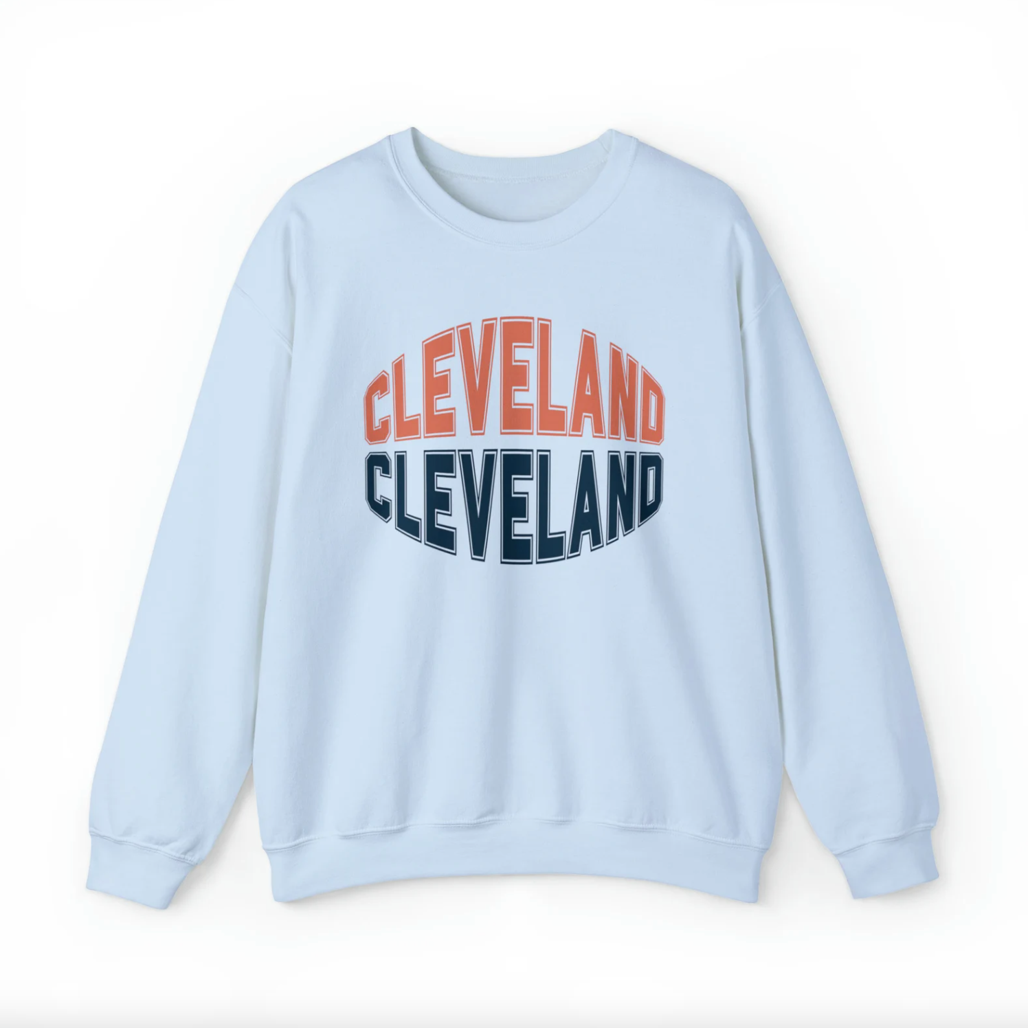 Cleveland Sweatshirt Retro Sports Grey Sweater Unisex Sizing Cleveland Pullover Group Crewneck