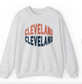 Cleveland Sweatshirt Retro Sports Grey Sweater Unisex Sizing Cleveland Pullover Group Crewneck
