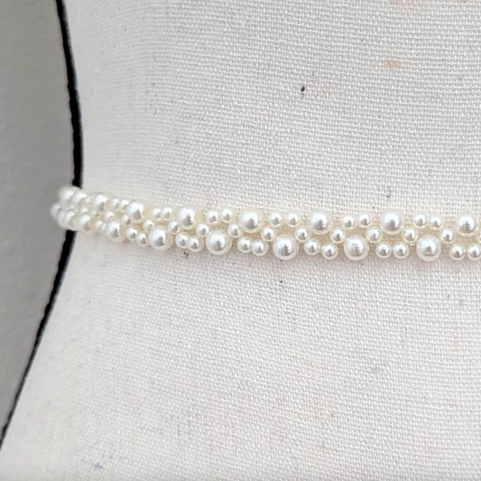 ivory pearl belt